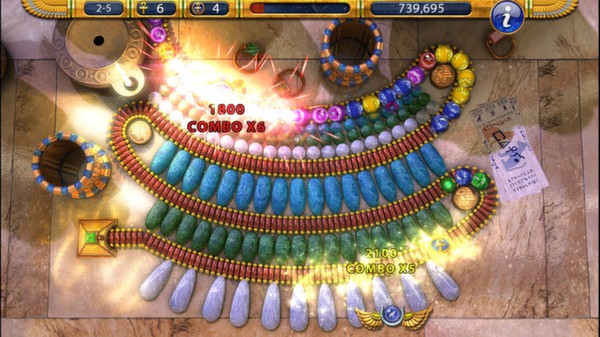Screenshot z Luxor 2 HD