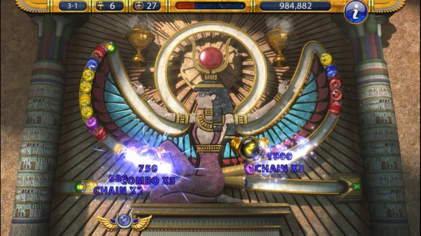 Screenshot z Luxor 2 HD