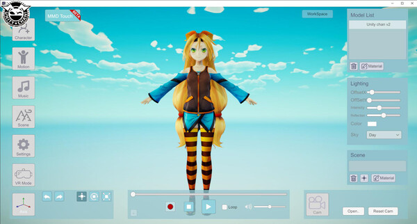 Screenshot z EasyMMD Screenshot z EasyMMD