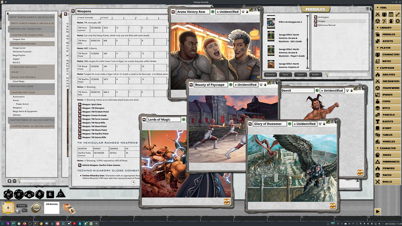 Fantasy Grounds - Savage Rifts(R): Arcana & Mysticism screenshot 1