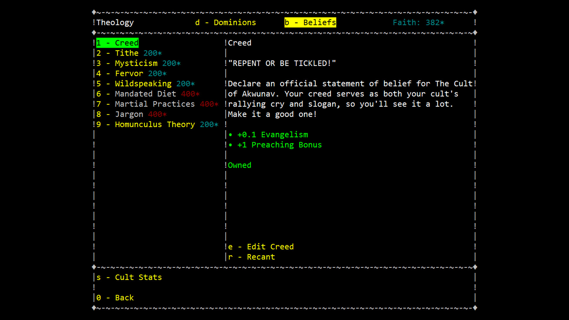CultGame screenshot #6