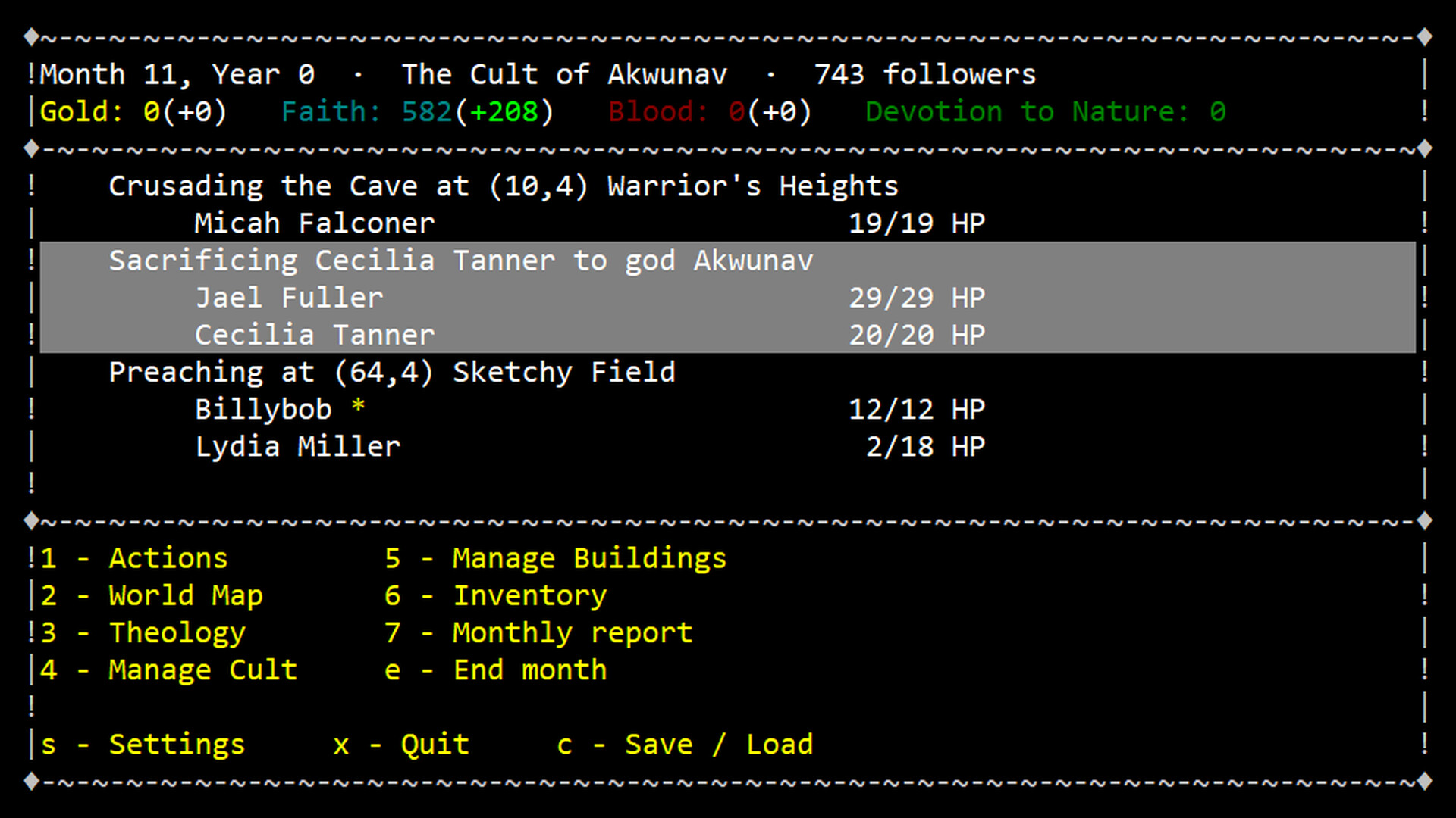 CultGame screenshot #8