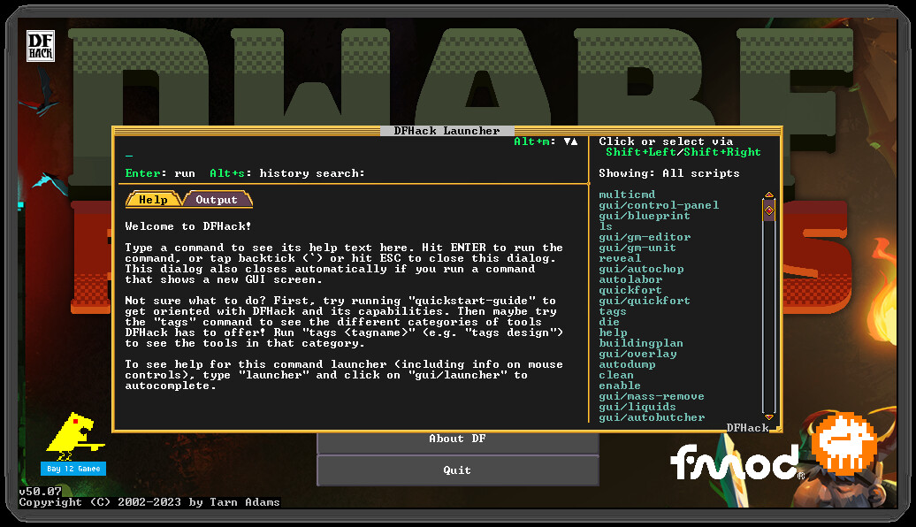 DFHack - Dwarf Fortress Modding Engine screenshot 1