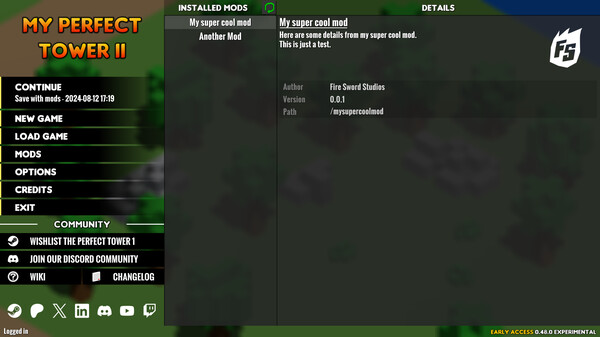 The Perfect Tower II - Modding