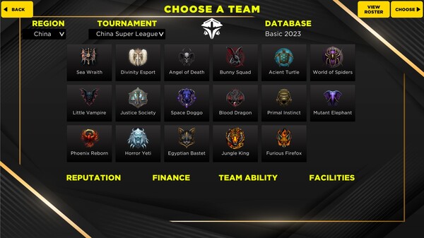 MOBA Esport Manager 25 Screenshot