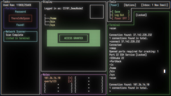Hifuu OS: Hack Into the Barrier screenshot 3