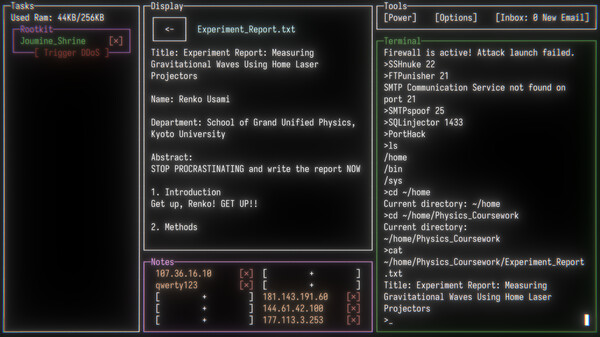 Hifuu OS: Hack Into the Barrier screenshot 7