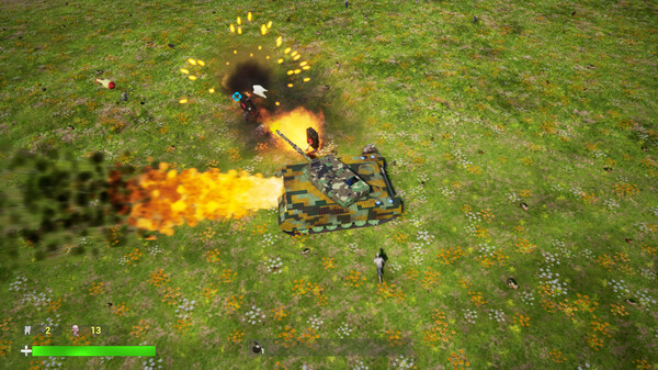 Screenshot 2 of 车辆对战僵尸 Vehicle Beat Zombie - additional gameplay view