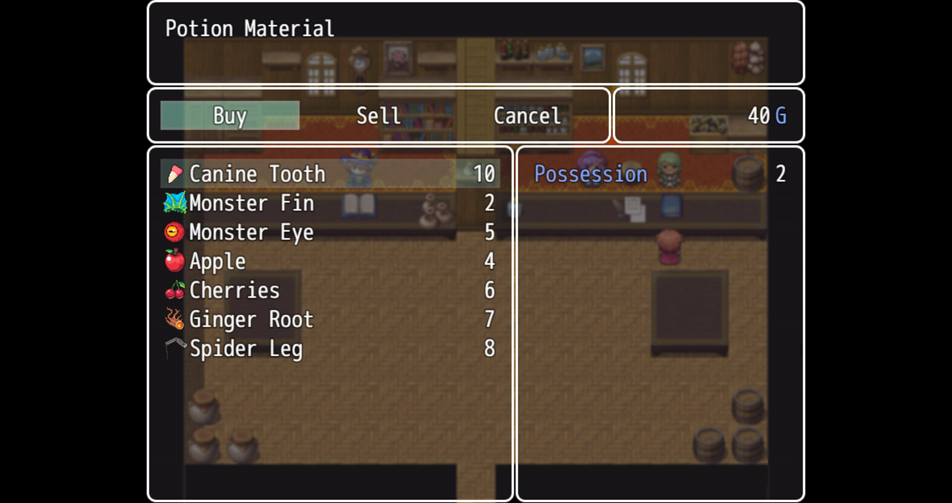 RPG Maker MZ - PIXELART MONSTER LOOT ICONS PACK Featured Screenshot #1