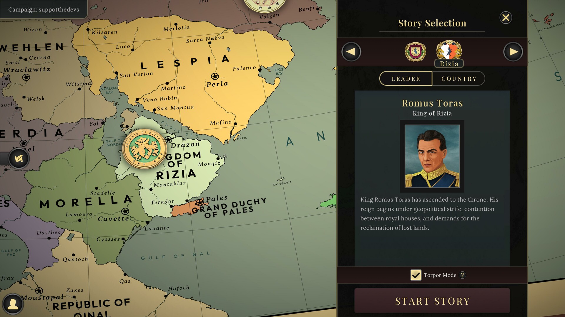 Suzerain: Kingdom of Rizia