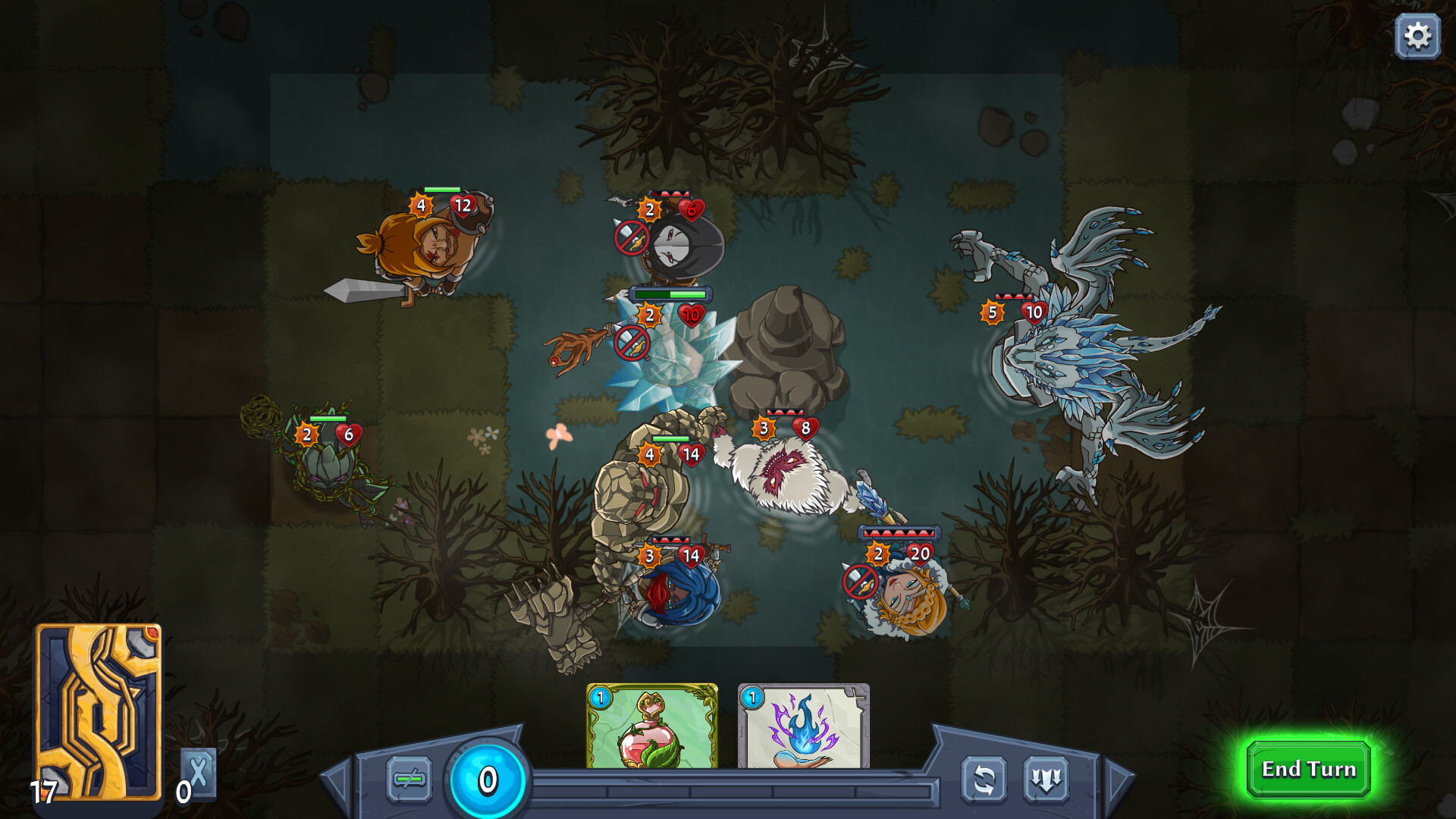 screenshot of Abalon Arena: Multiplayer Card Tactics 2