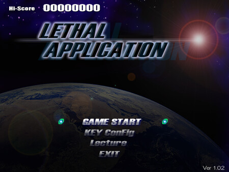 Screenshot of Lethal Application リーサルアプリケーション gameplay showing in-action mechanics
