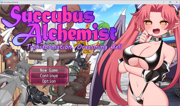 Succubus Alchemist: Transformation, Orgasming Hell — скриншот 1