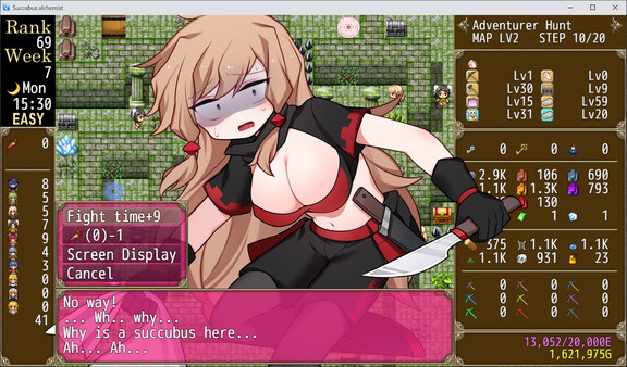 Succubus Alchemist: Transformation, Orgasming Hell — скриншот 13