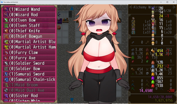 Succubus Alchemist: Transformation, Orgasming Hell — скриншот 14