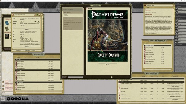 Fantasy Grounds - Pathfinder RPG - Pathfinder Companion Elves of Golarion
