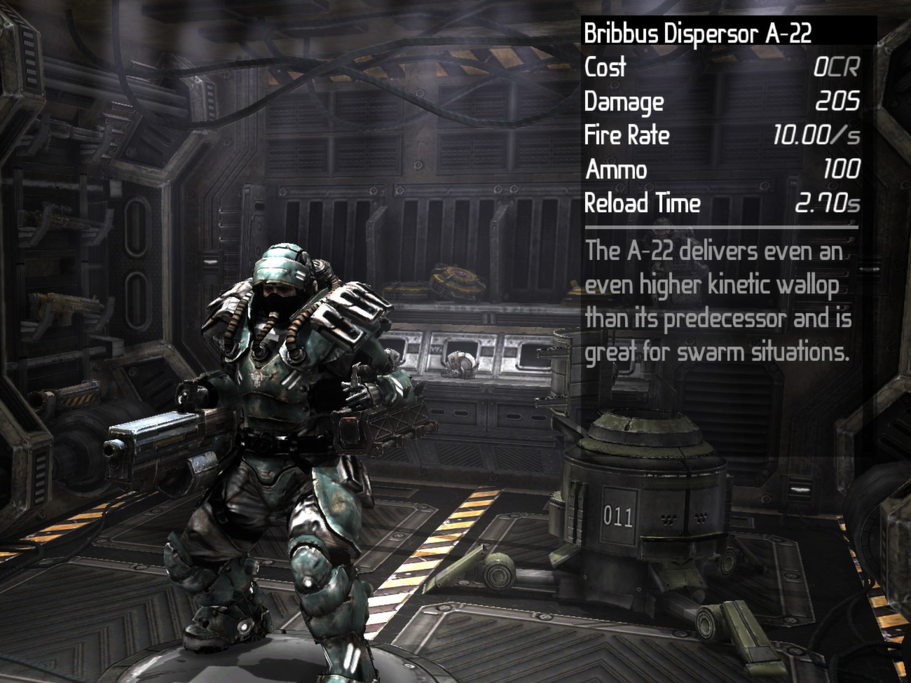 Earth Defense Force Battle Armor Weapon Chest Featured Screenshot #1