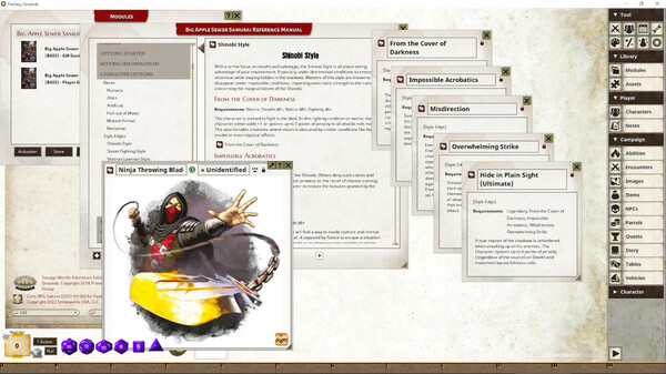 Fantasy Grounds - Big Apple Sewer Samurai