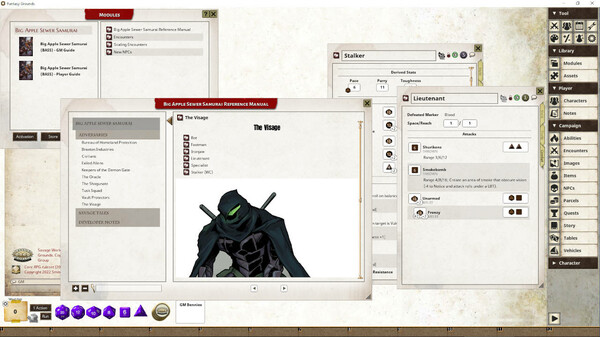 Fantasy Grounds - Big Apple Sewer Samurai