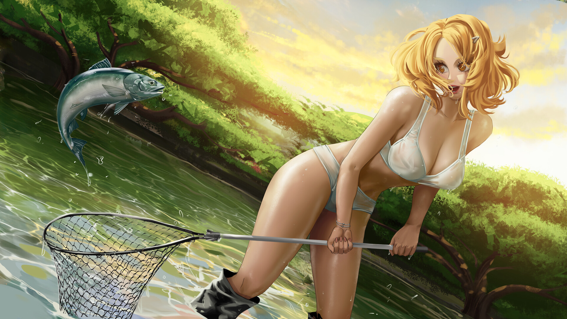 Fishing and Girls on Steam