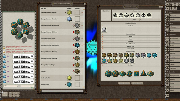 Fantasy Grounds - Wizard Wrought Dice Pack