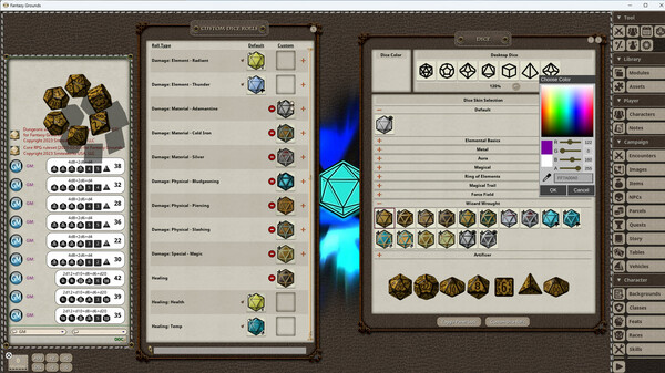 Fantasy Grounds - Wizard Wrought Dice Pack