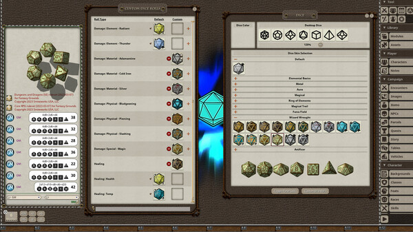 Fantasy Grounds - Wizard Wrought Dice Pack screenshot 7