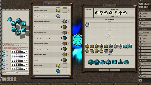 Fantasy Grounds - Wizard Wrought Dice Pack