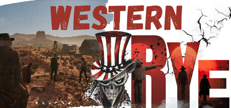 Western Rye cover showing a lone outlaw homestead in the red rock canyons of the Old West