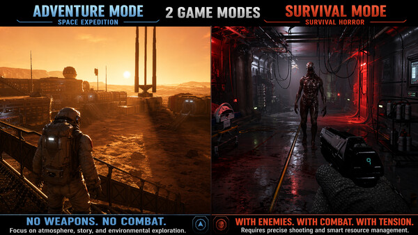 Screenshot of Undead Space gameplay showing in-action mechanics