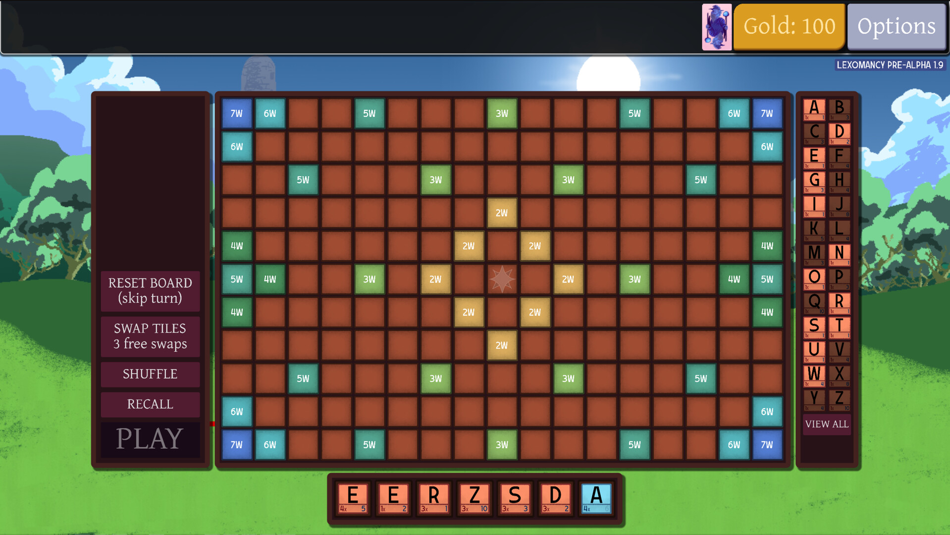 Lexomancy