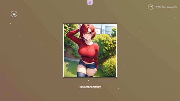 Screenshot z Cute Puzzle - V-Girl Aori