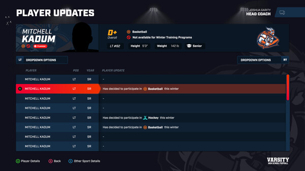 Varsity High School Football screenshot 6