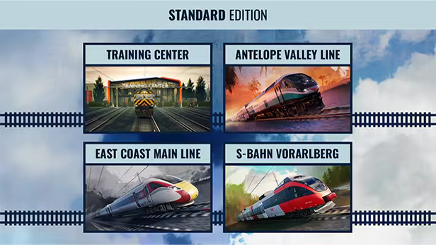 Train Sim World® 4 — визуализация поезда и детально проработанного маршрута для симуляции