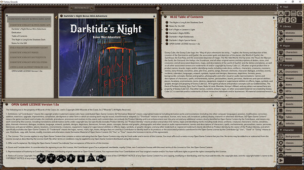 Fantasy Grounds - Darktide's Night