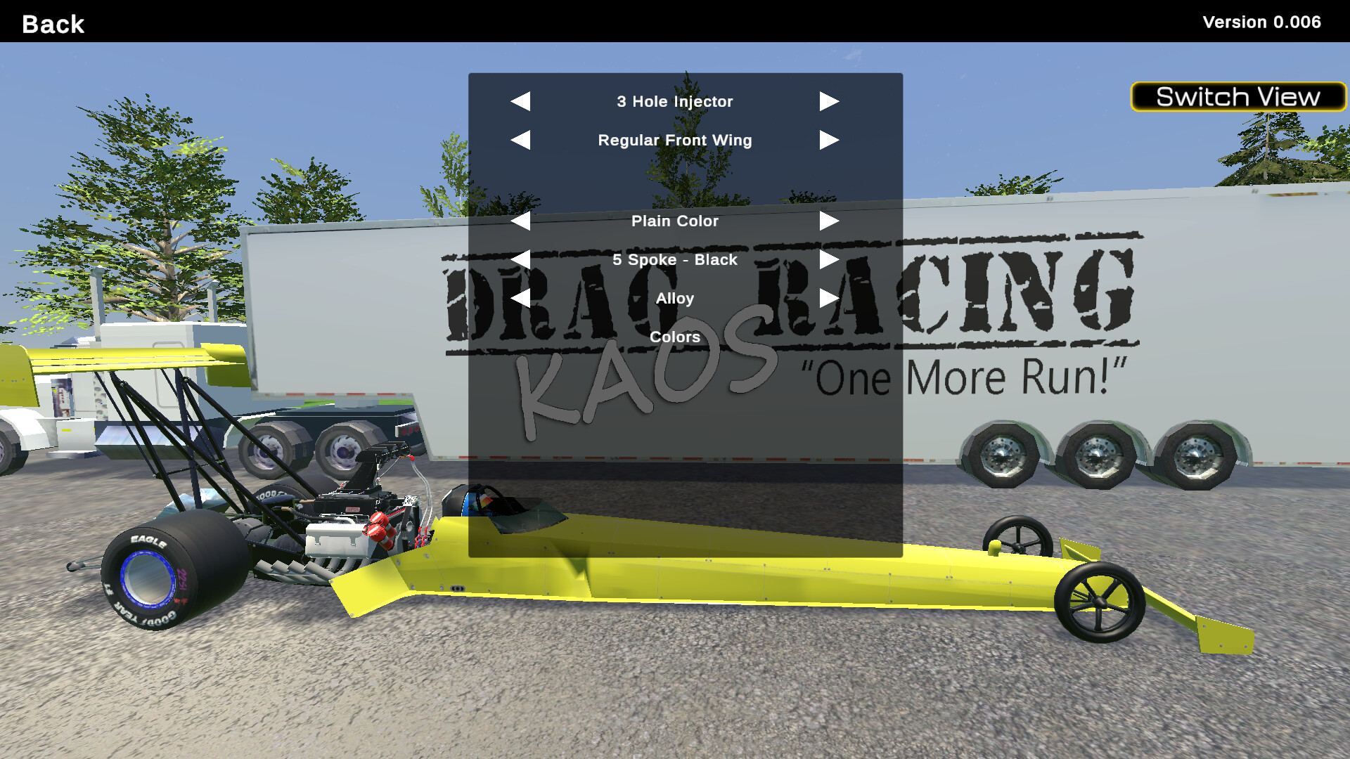 Drag Racing Kaos - "One More Run" screenshot #2