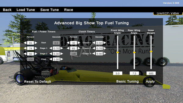 Drag Racing Kaos - "One More Run" screenshot 4