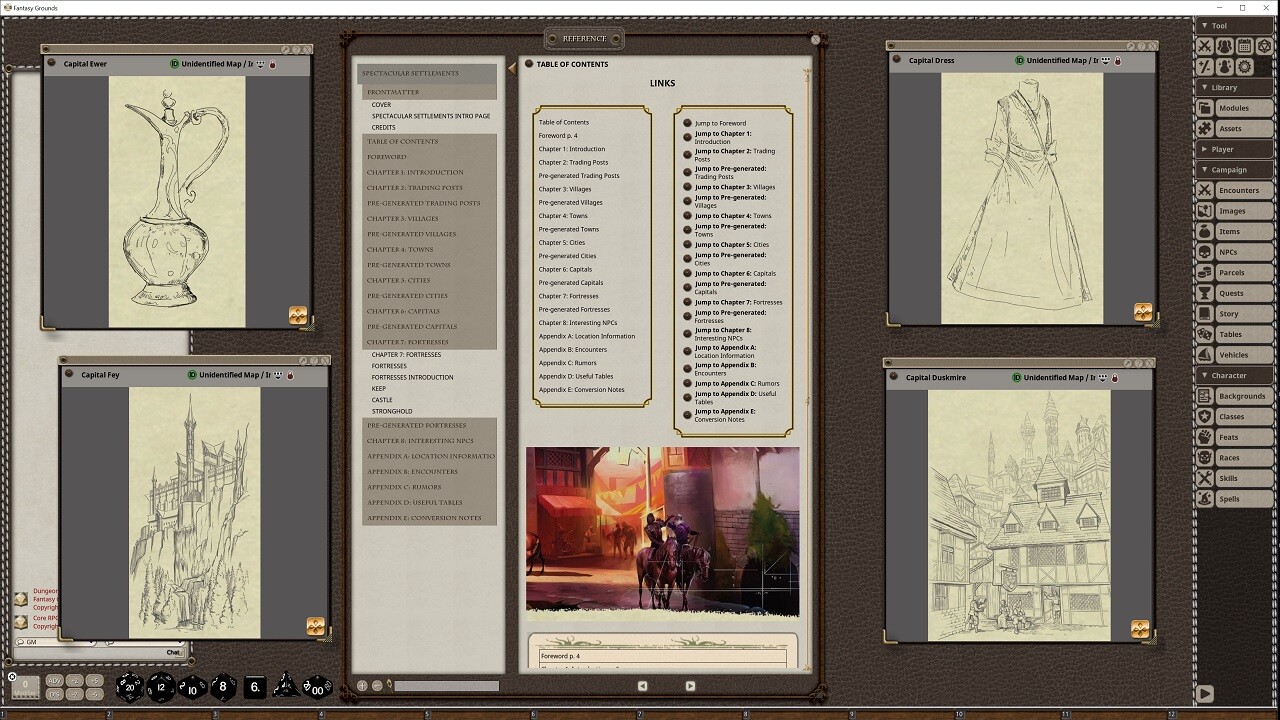 Fantasy Grounds - Spectacular Settlementsのスクリーンショット 1