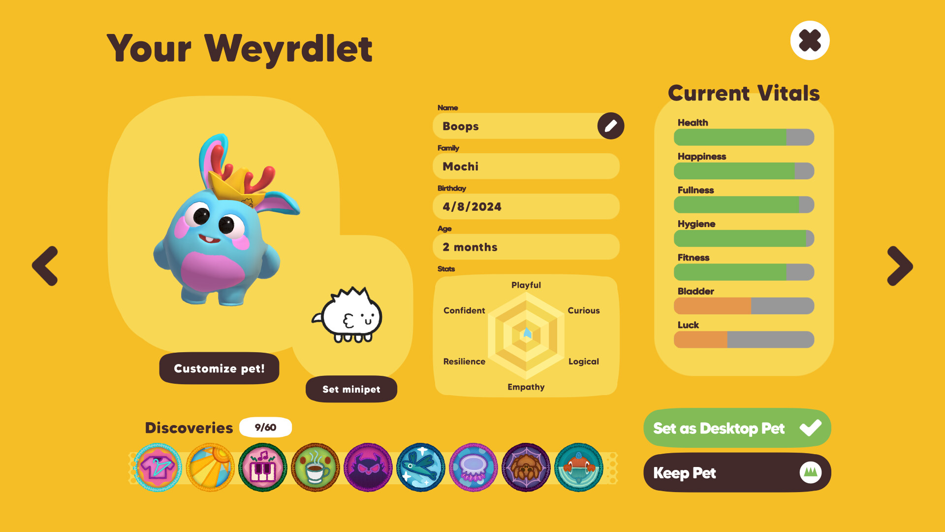 Weyrdlets 2.0 : Desktop Pets screenshot #11