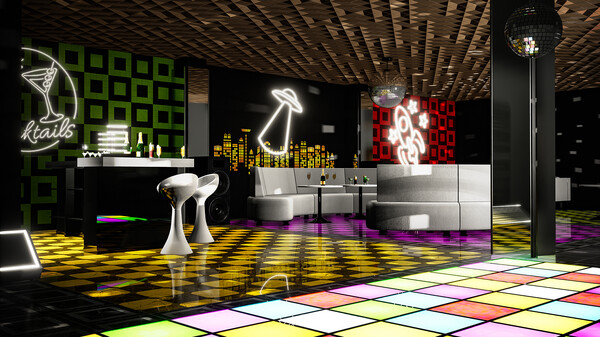 Hotel Renovator - Disco Room & Furniture Set