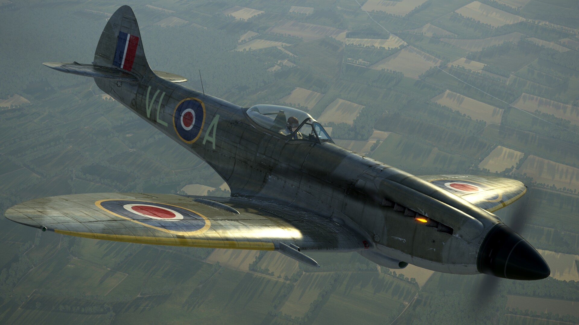 IL-2 Sturmovik: Spitfire Mk.XIVe with Teardrop Canopy Featured Screenshot #1