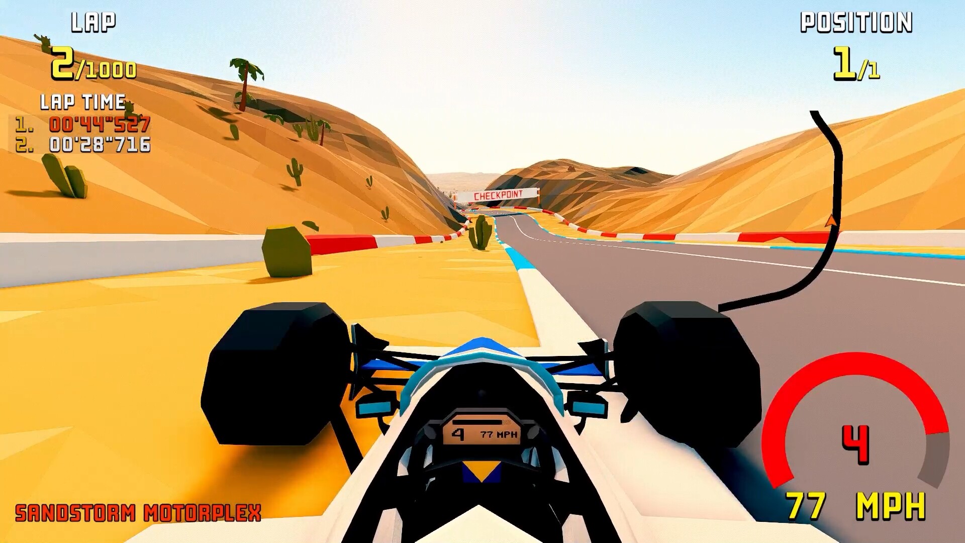 #5. Super Retro GP (Steam) By: Dangerous Derk Interactive