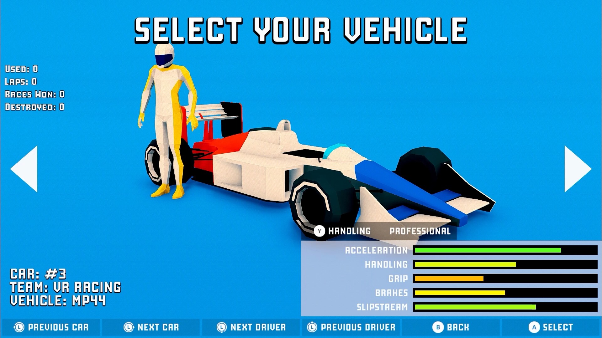 #8. Super Retro GP (Steam) By: Dangerous Derk Interactive