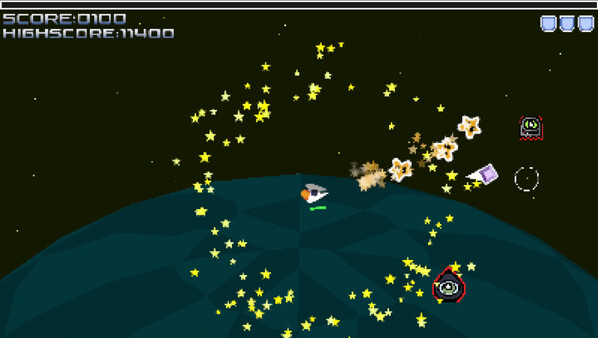 Screenshot z Cosmic Cleaner