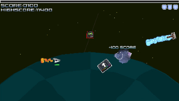 Screenshot z Cosmic Cleaner