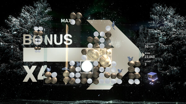 Screenshot z Lumines Arise