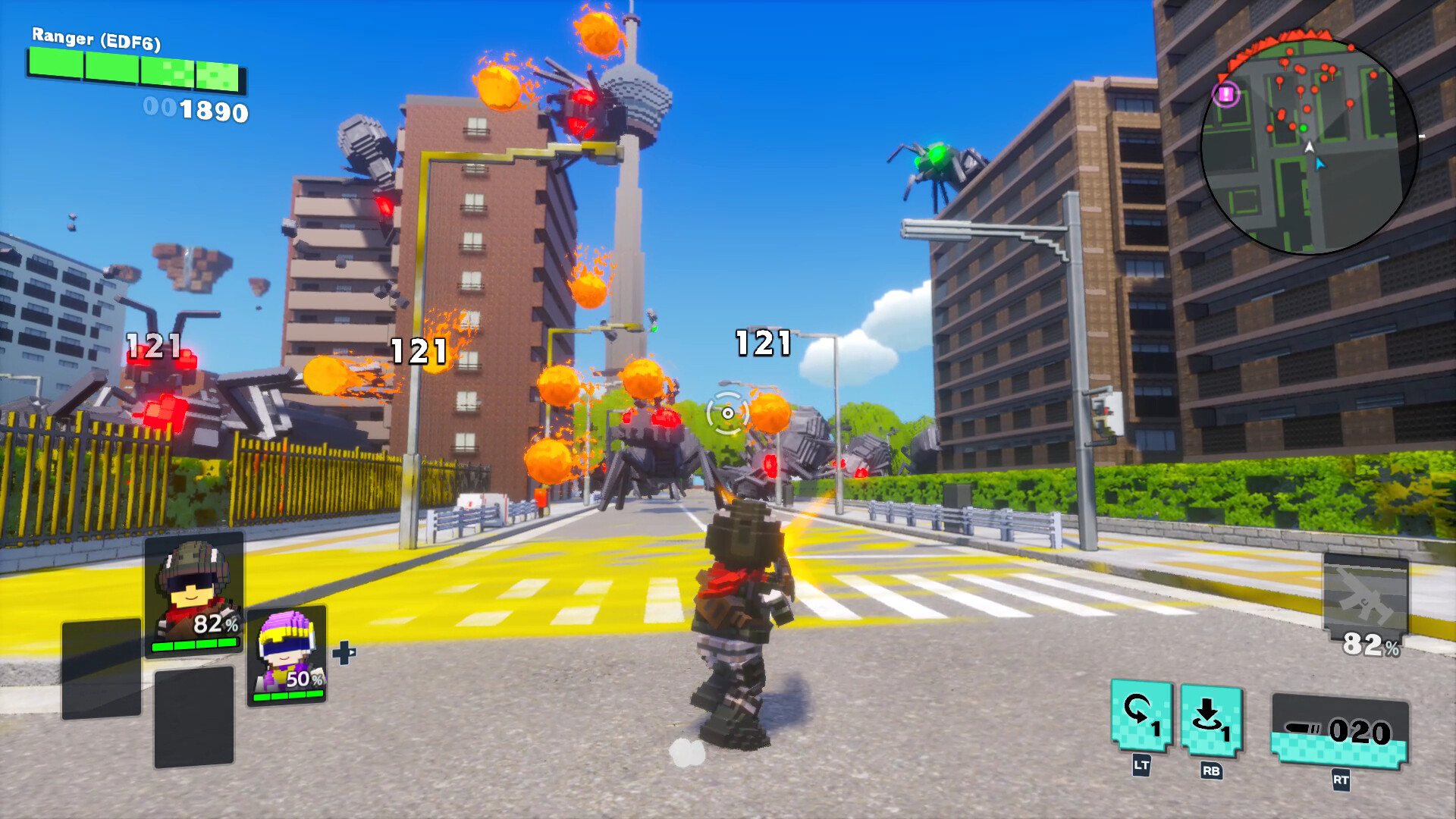 EARTH DEFENSE FORCE: WORLD BROTHERS 2 screenshot #1