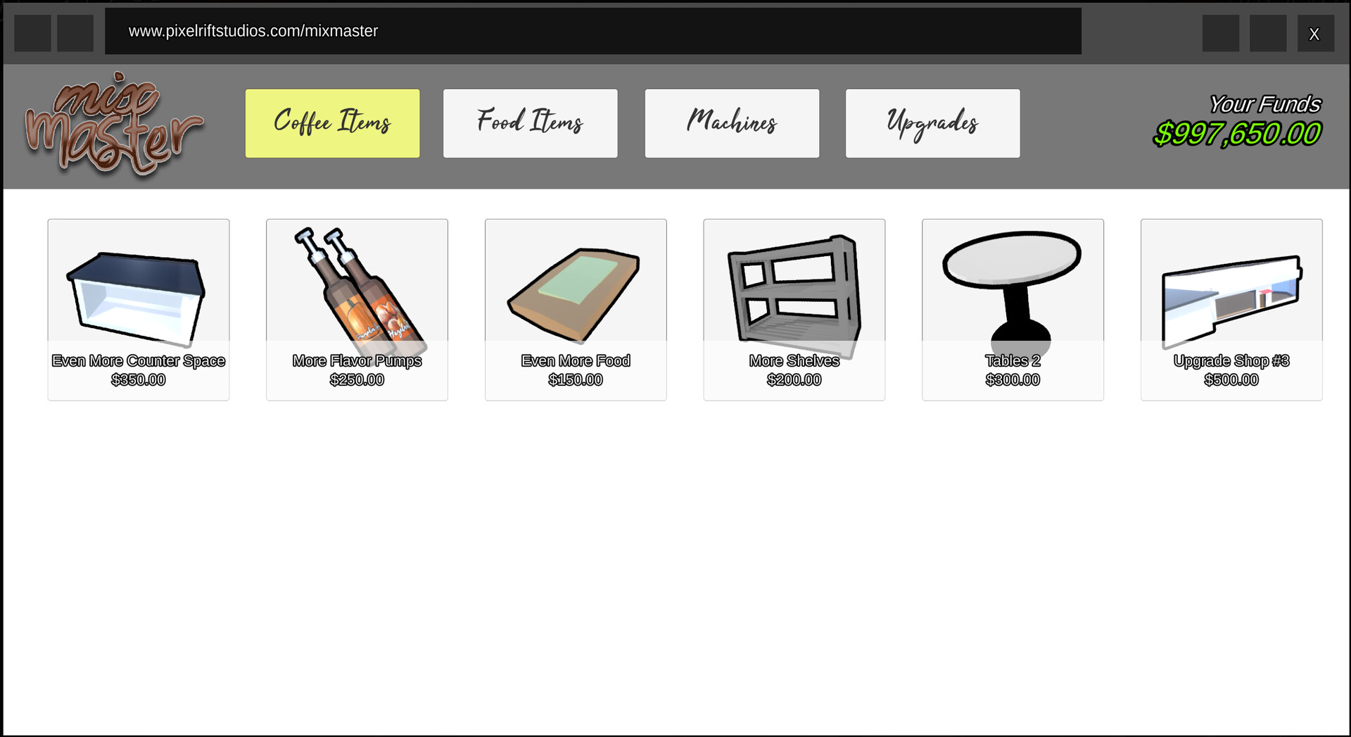 #5. Run a Café (Steam) Podle: PixelRift Studios