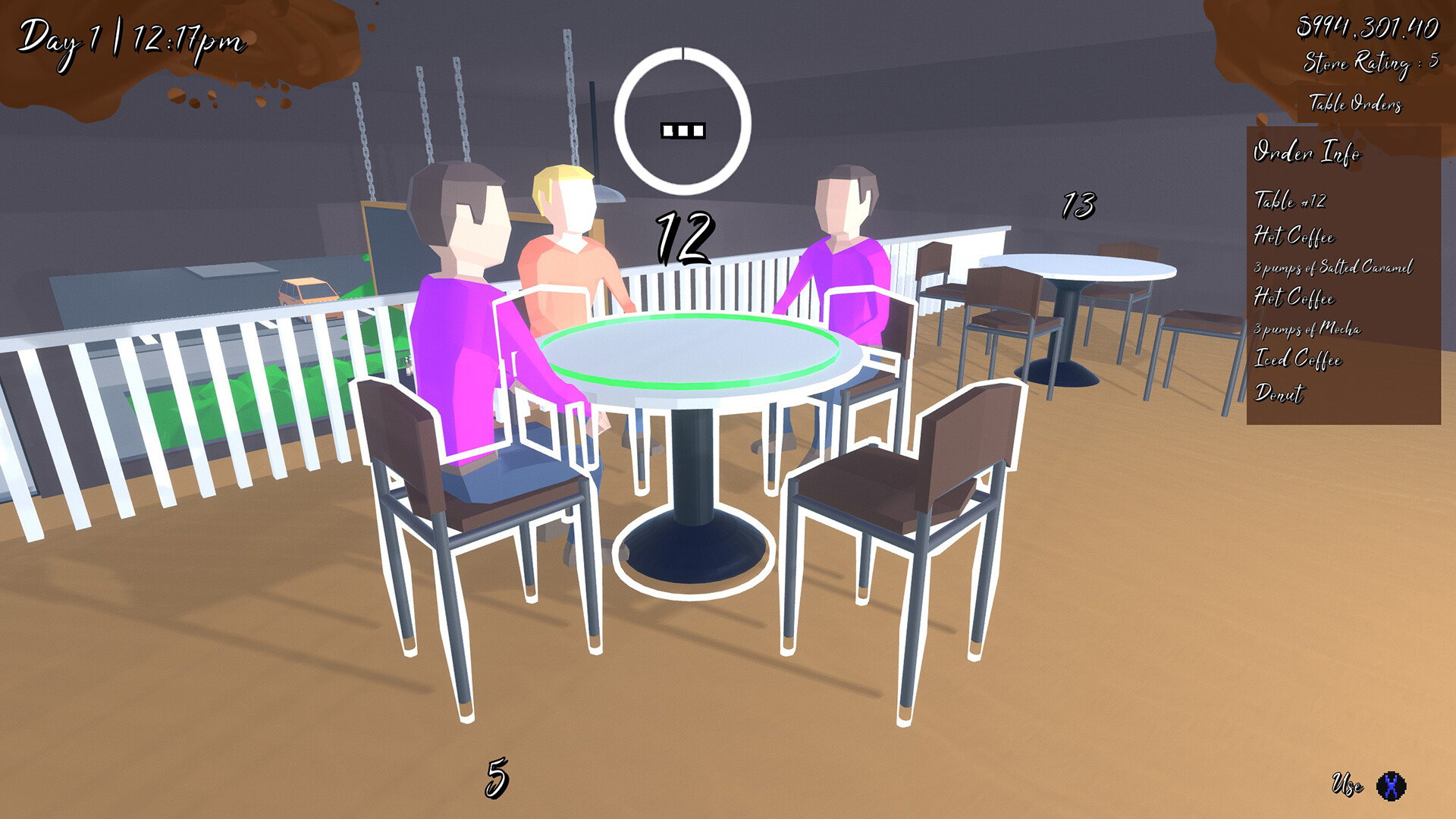 #6. Run a Café (Steam) Podle: PixelRift Studios