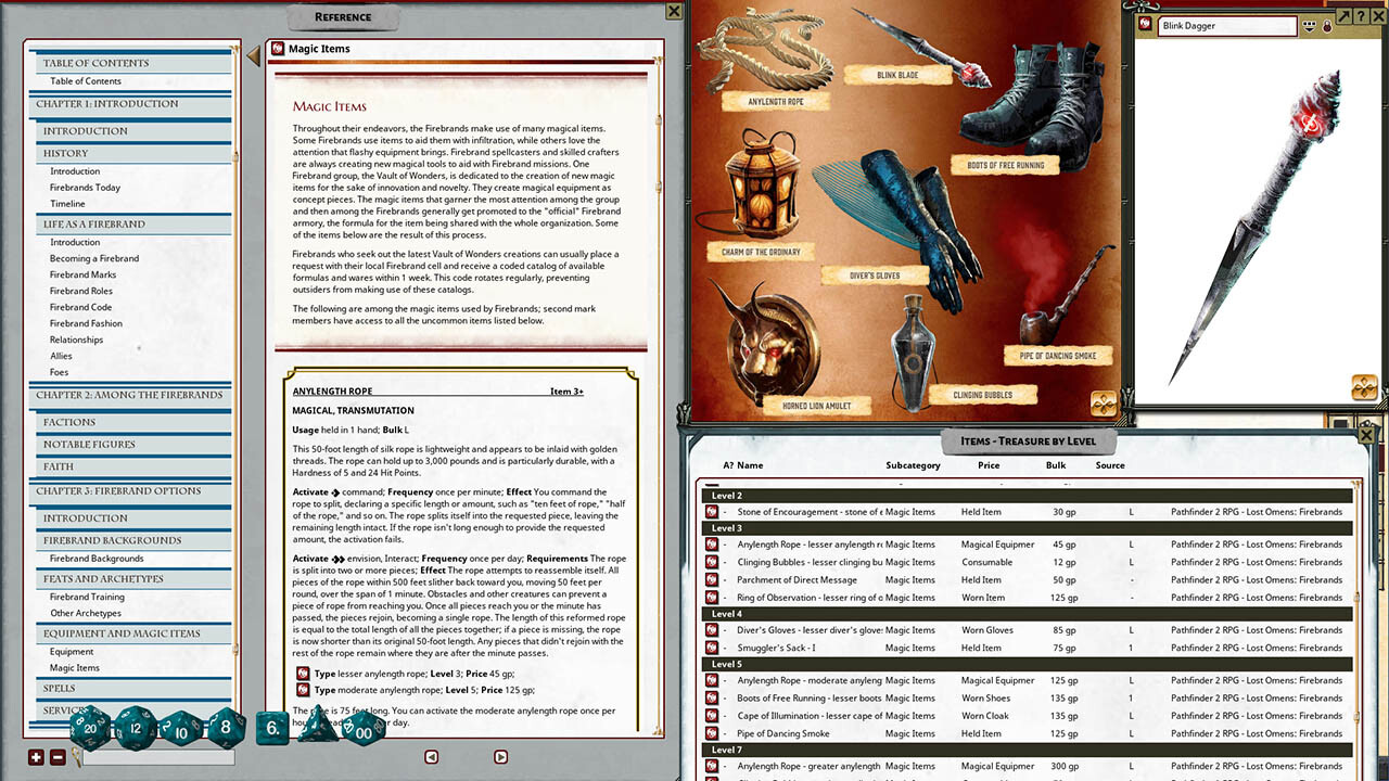 Fantasy Grounds - Pathfinder 2 RPG - Lost Omens: Firebrands screenshot 1